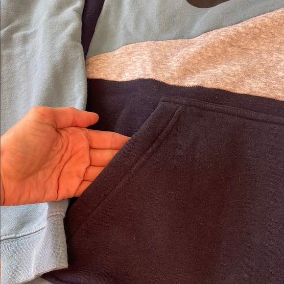 Nike Reworked Blue Colorblock Sweater - Picture 4 of 6